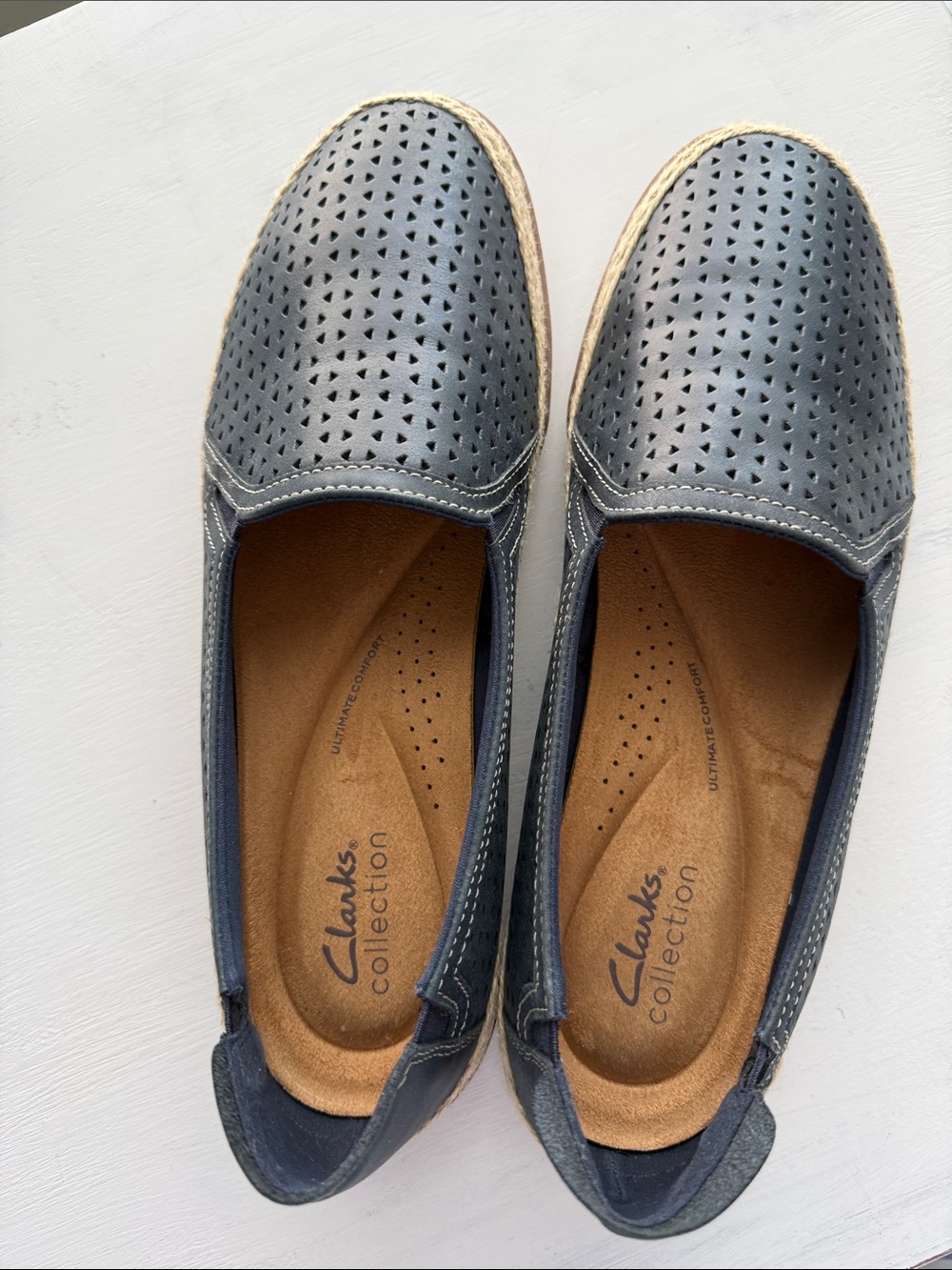 Women’s Slip In Shoes.  Size 10 Medium.  Clark’s.